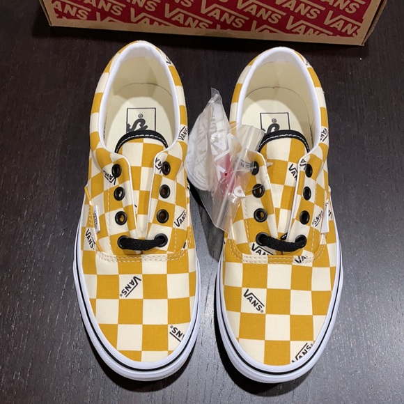Vans Era Big Check Yolk Yellow - Picture 4 of 5